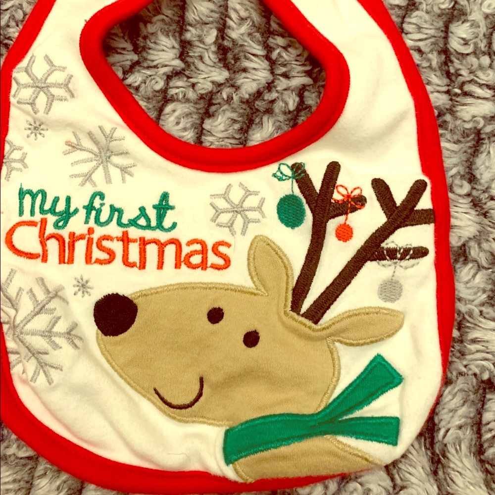 “My First Christmas” Bib